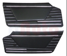 Türverkleidungen schwarz Fiat 850 Spider