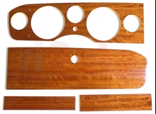 Dash Panel Wood Set 5 Instruments - 4 Pieces