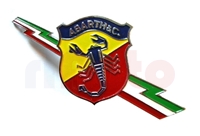 Emblem Abarth Tricolore