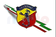 Emblem Abarth Tricolore